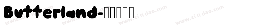 Butterland字体转换