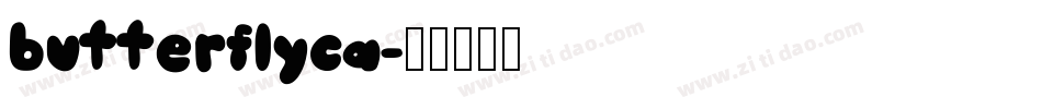 butterflyca字体转换