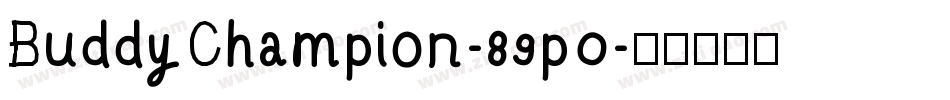 BuddyChampion-89p0字体转换