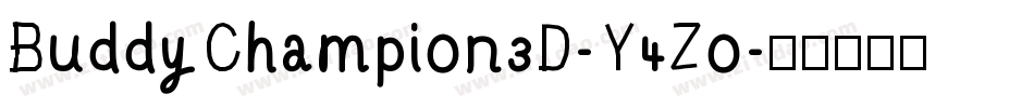 BuddyChampion3D-Y4Zo字体转换