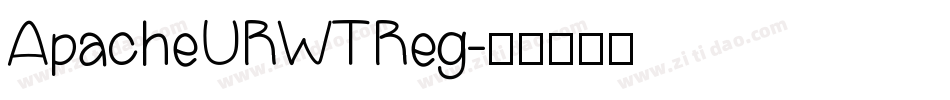 ApacheURWTReg字体转换