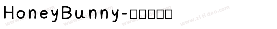HoneyBunny字体转换
