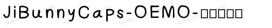 JiBunnyCaps-OEMO字体转换
