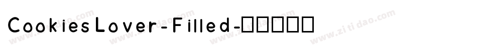 CookiesLover-Filled字体转换