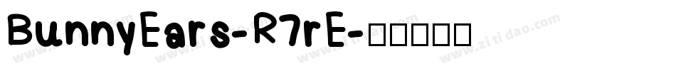 BunnyEars-R7rE字体转换
