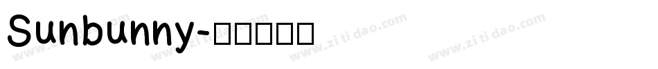 Sunbunny字体转换
