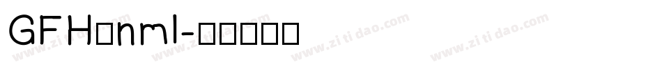 GFH_nml字体转换