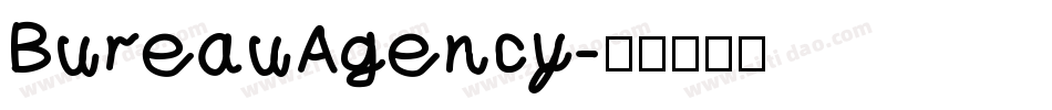 BureauAgency字体转换