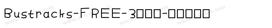 Bustracks-FREE-3生成器字体转换