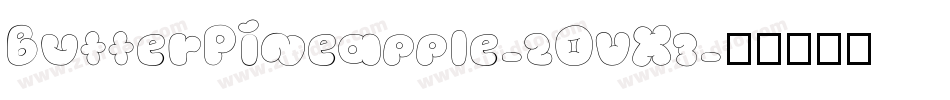 ButterPineapple-2OvX3字体转换