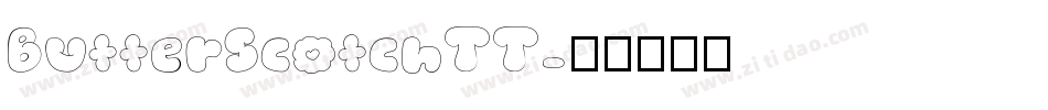 ButterScotchTT字体转换