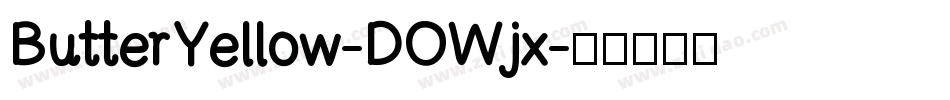 ButterYellow-DOWjx字体转换