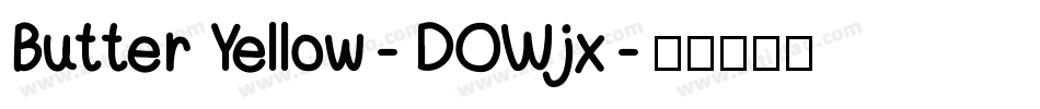 ButterYellow-DOWjx字体转换