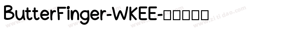 ButterFinger-WKEE字体转换