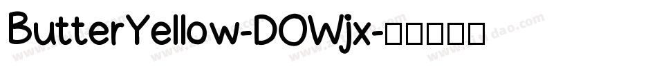 ButterYellow-DOWjx字体转换