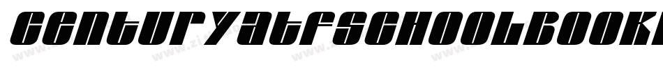 CenturyATFSchoolbookBQ-Italic字体转换