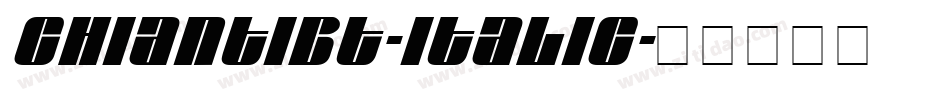 ChiantiBT-Italic字体转换