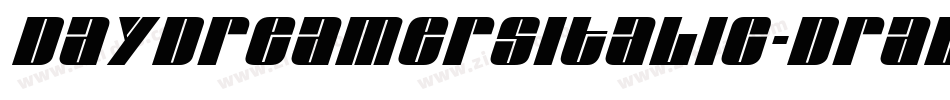 DaydreamersItalic-Drad字体转换