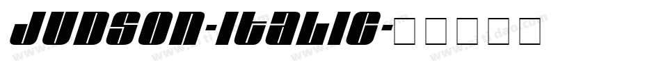 Judson-Italic字体转换