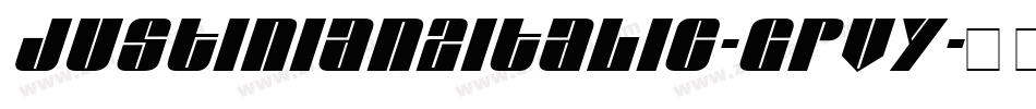 Justinian2Italic-Gpvy字体转换