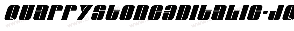 Quarrystone3DItalic-Jq1n字体转换