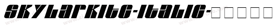 SkylarkITC-Italic字体转换