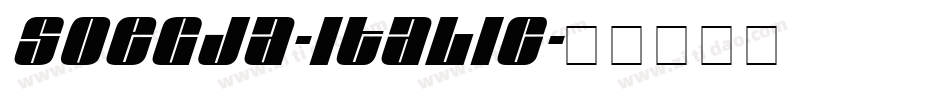 Soegja-Italic字体转换