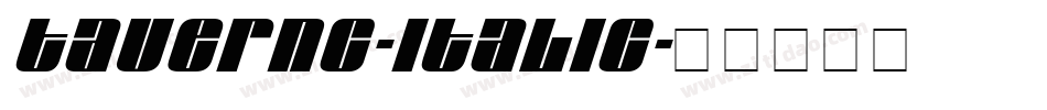 TauernC-Italic字体转换