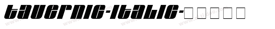 TauernIC-Italic字体转换
