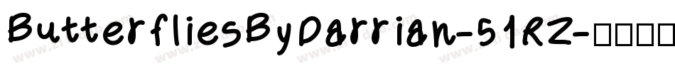 ButterfliesByDarrian-51RZ字体转换