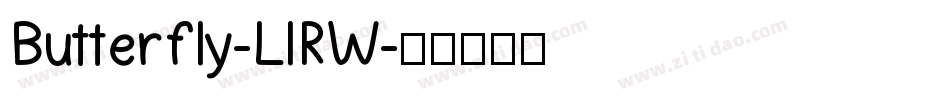 Butterfly-LlRW字体转换