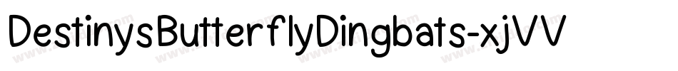 DestinysButterflyDingbats-xjVV字体转换