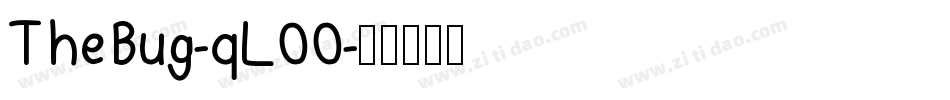 TheBug-qL00字体转换