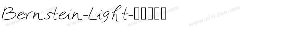 Bernstein-Light字体转换