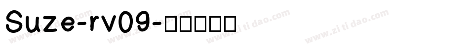 Suze-rv09字体转换