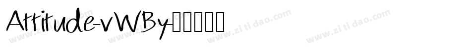 Attitude-vWBy字体转换