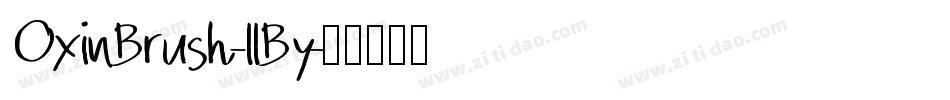OxinBrush-llBy字体转换