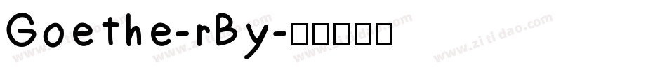 Goethe-rBy字体转换