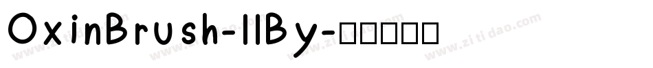 OxinBrush-llBy字体转换