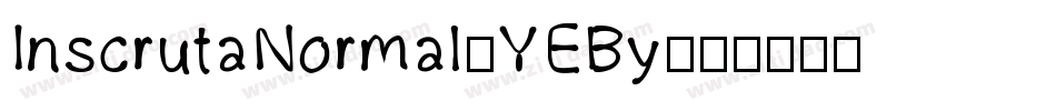 InscrutaNormal-YEBy字体转换