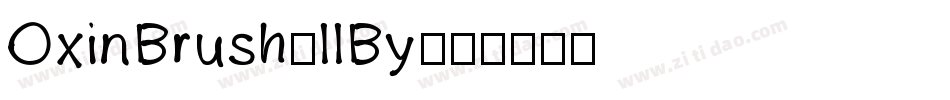 OxinBrush-llBy字体转换