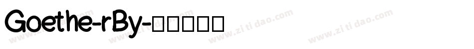 Goethe-rBy字体转换
