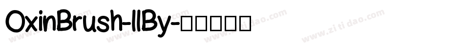 OxinBrush-llBy字体转换