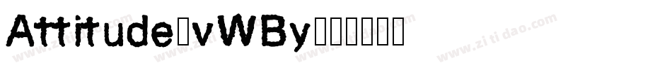 Attitude-vWBy字体转换