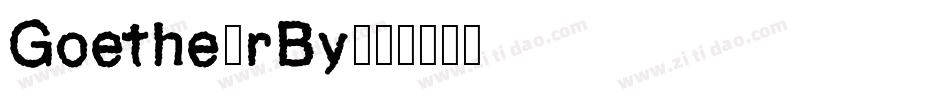 Goethe-rBy字体转换