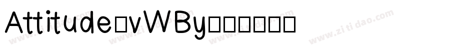 Attitude-vWBy字体转换