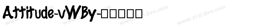 Attitude-vWBy字体转换