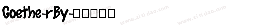 Goethe-rBy字体转换
