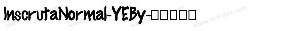 InscrutaNormal-YEBy字体转换