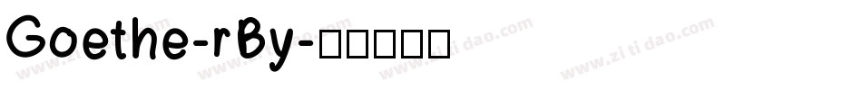 Goethe-rBy字体转换